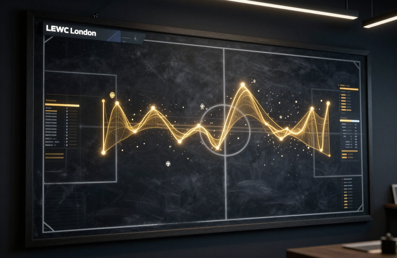 Visualizzazione di analisi dati sportiva con intelligenza artificiale