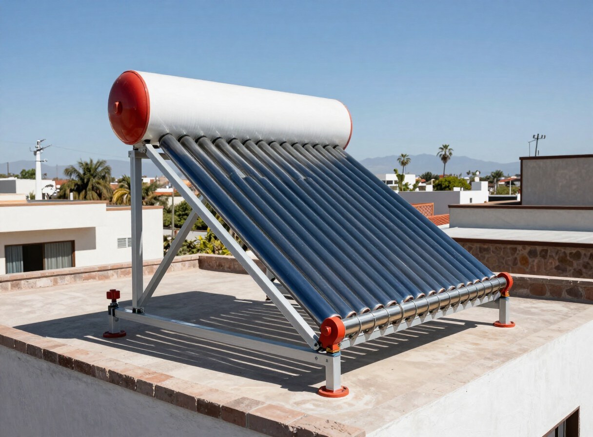 Comparación de calentador solar de gravedad y alta presión en Guadalajara