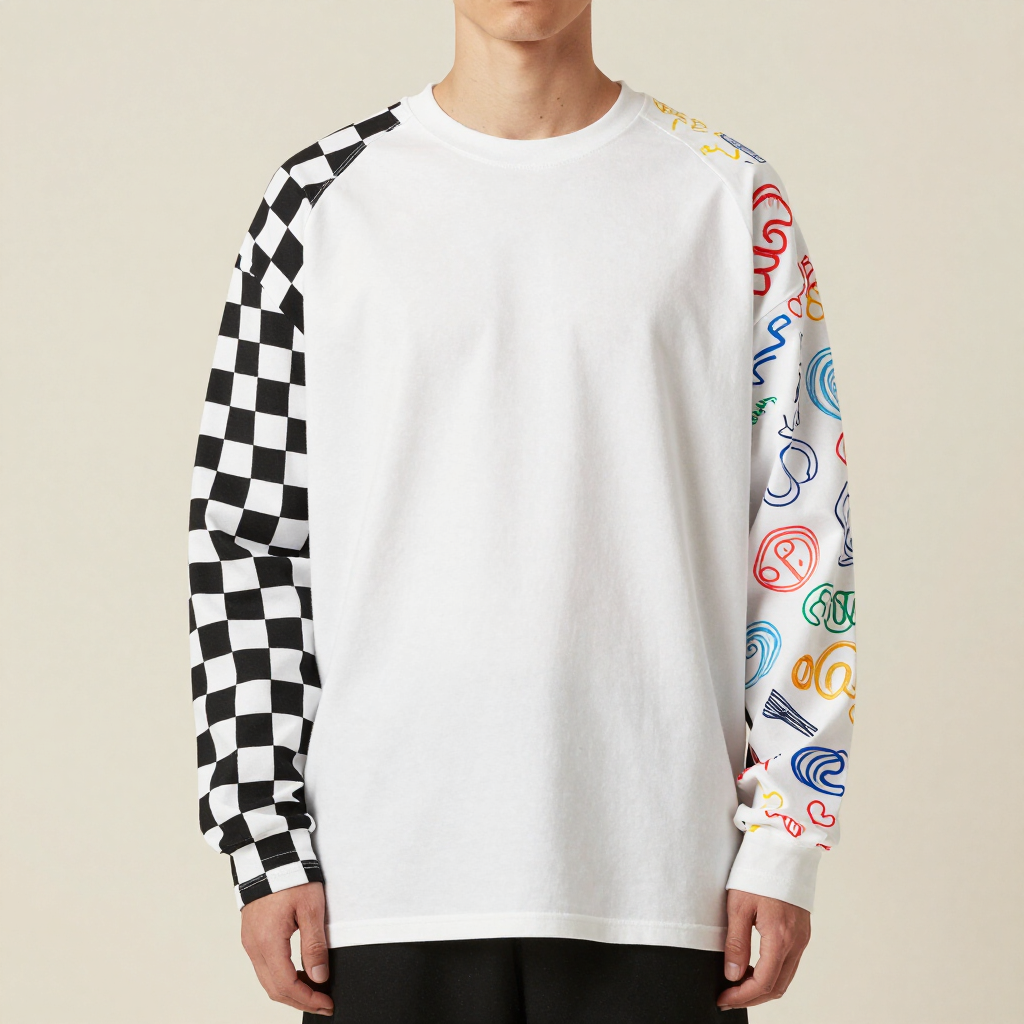 Mismatched Moods Oversized Tee