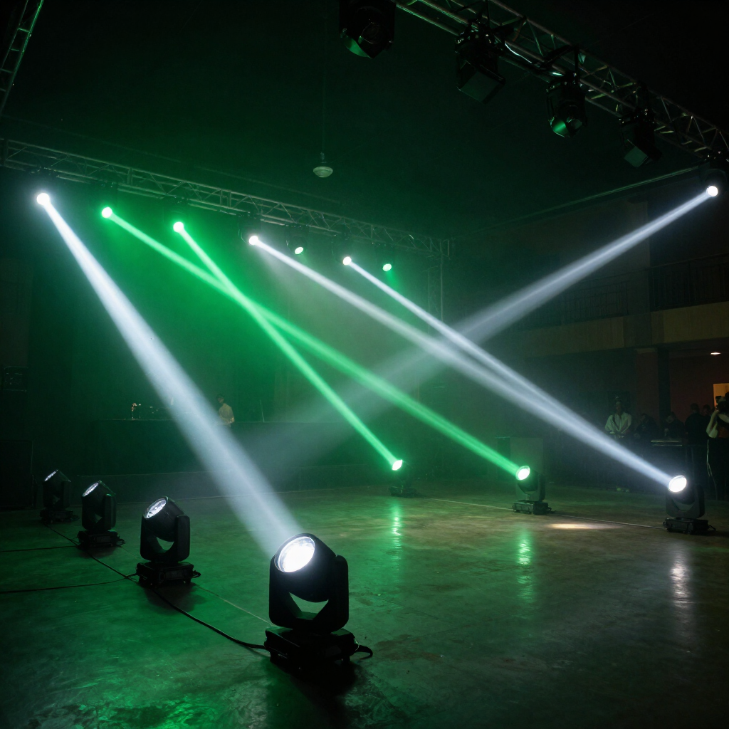 Show de Luces LED — Pista Completa