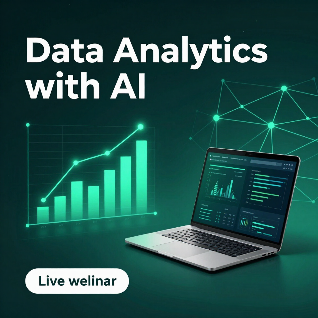 Data Analytics with AI — Live Webinar Ticket