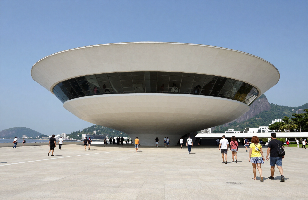 Arquitetura cultural no Rio de Janeiro. Imagem ilustrativa gerada por IA.