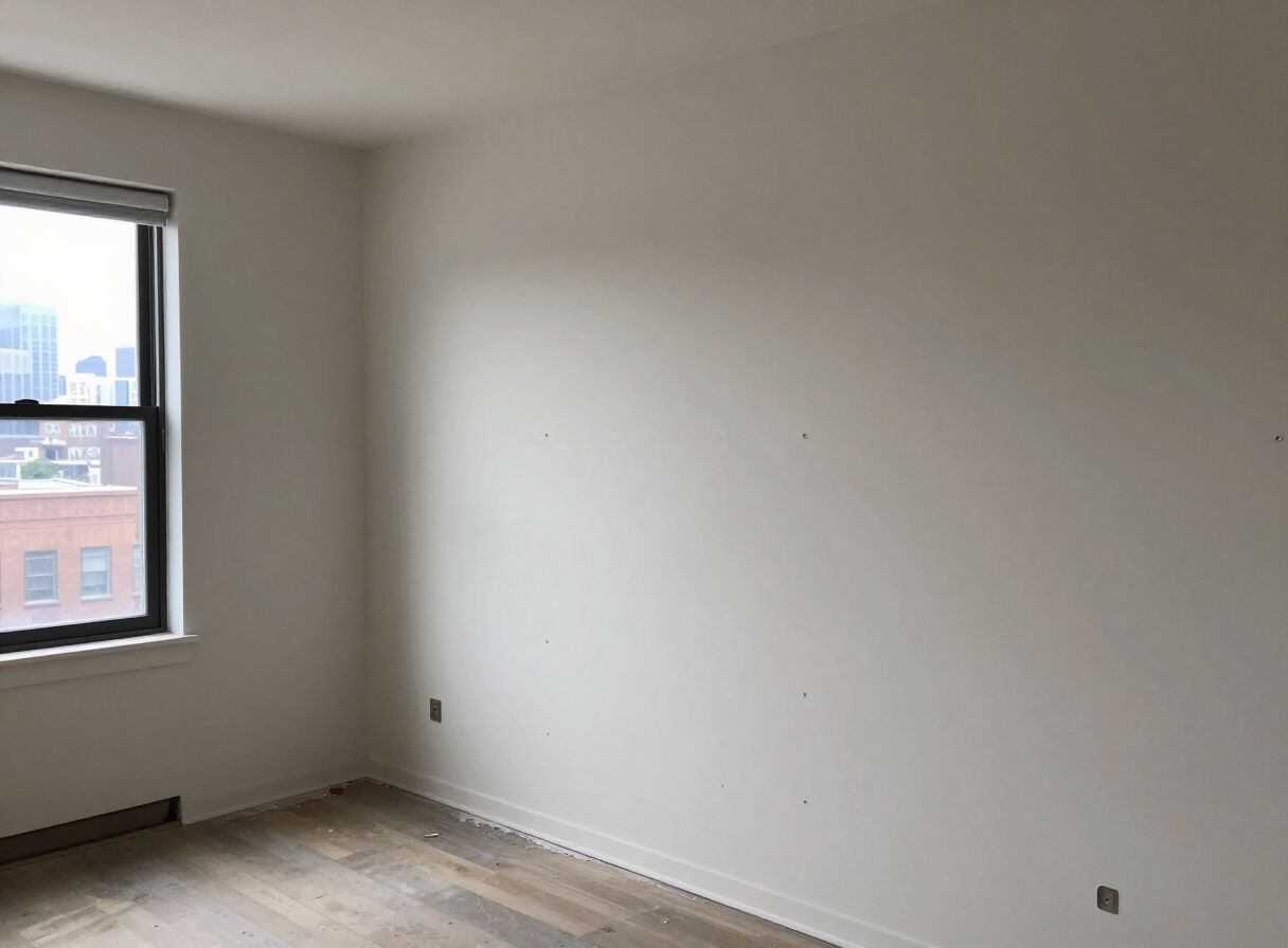 Boulevard East Condo Wall Repair & Interior Painting — before