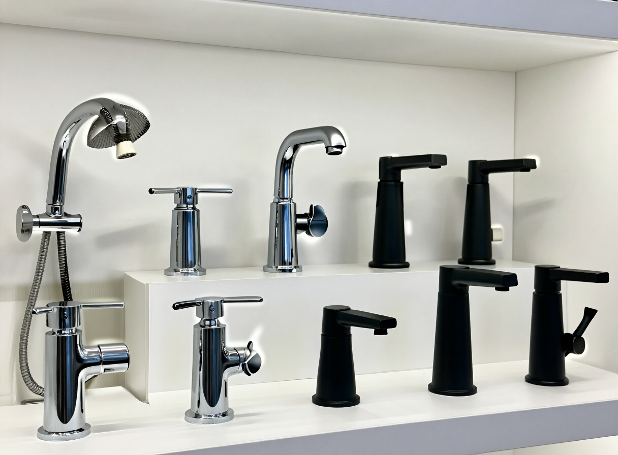 Bathroom Products: Chrome fittings