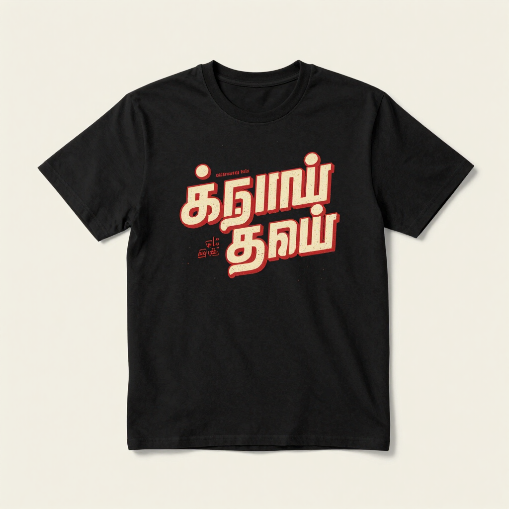 Vibe Machan — Tamil Culture T-shirt by MGRVoice