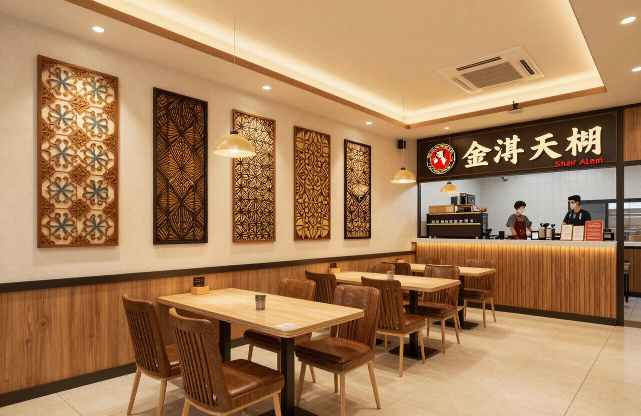 Restaurant Kopitiam D16 — Restaurant Renovation in Shah Alam, Selangor by Tresman Builders (photo 1)
