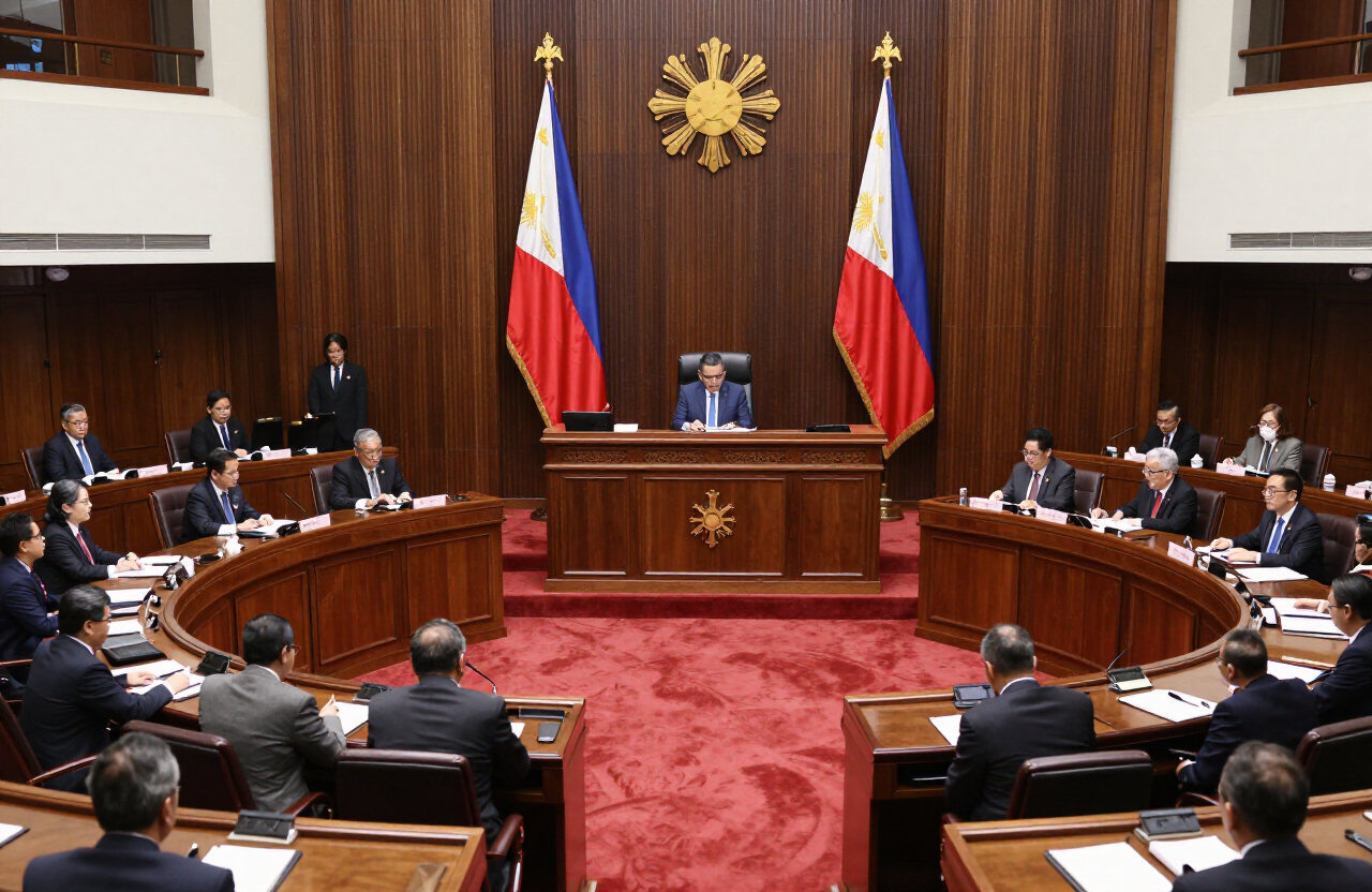 Senators during the plenary session that approved the 2027 General Appropriations Bill on third reading.
