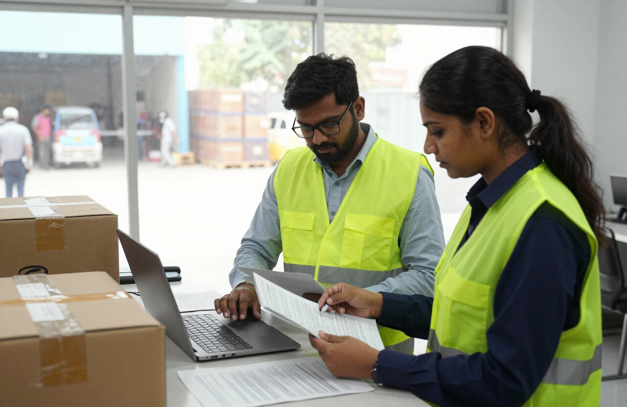 Logistics team and operations