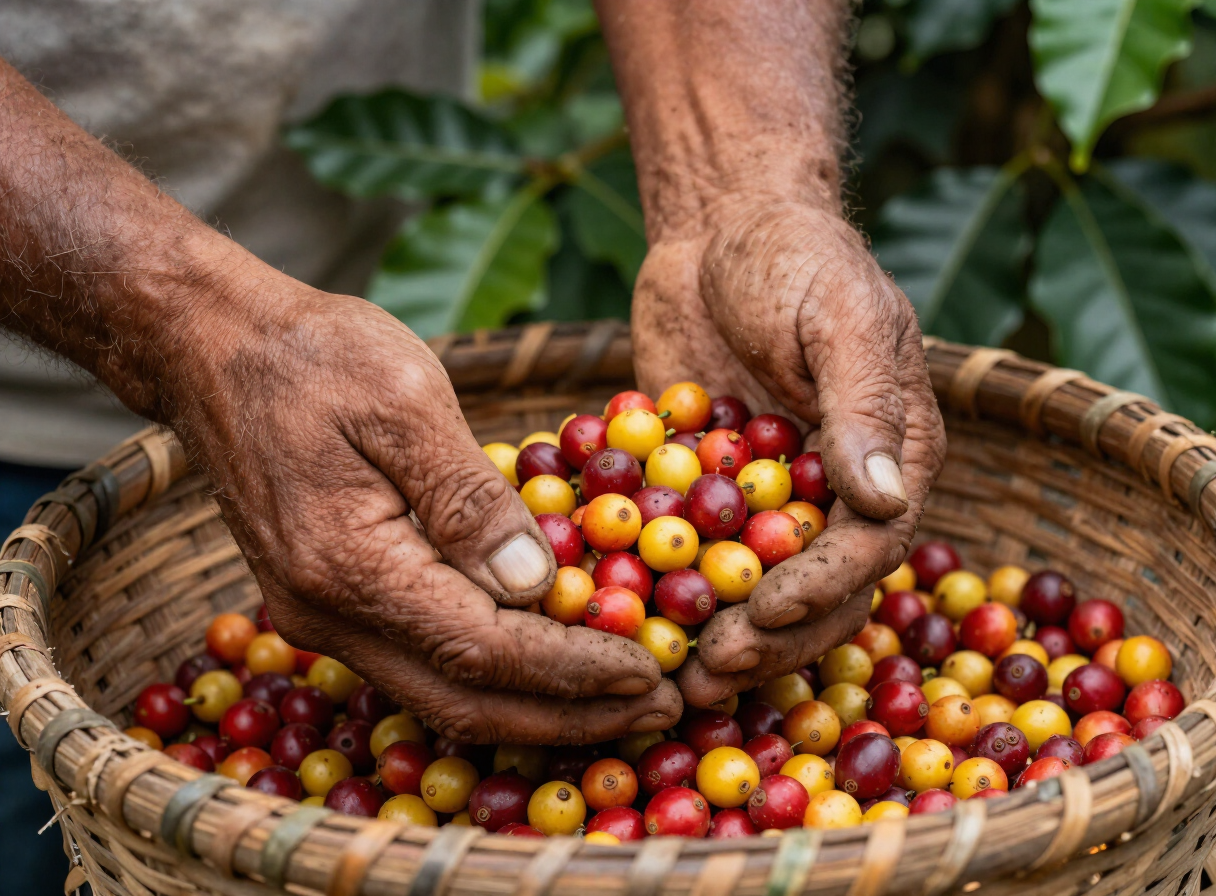 Café orgânico do Orube Coffee na Mantiqueira de Minas