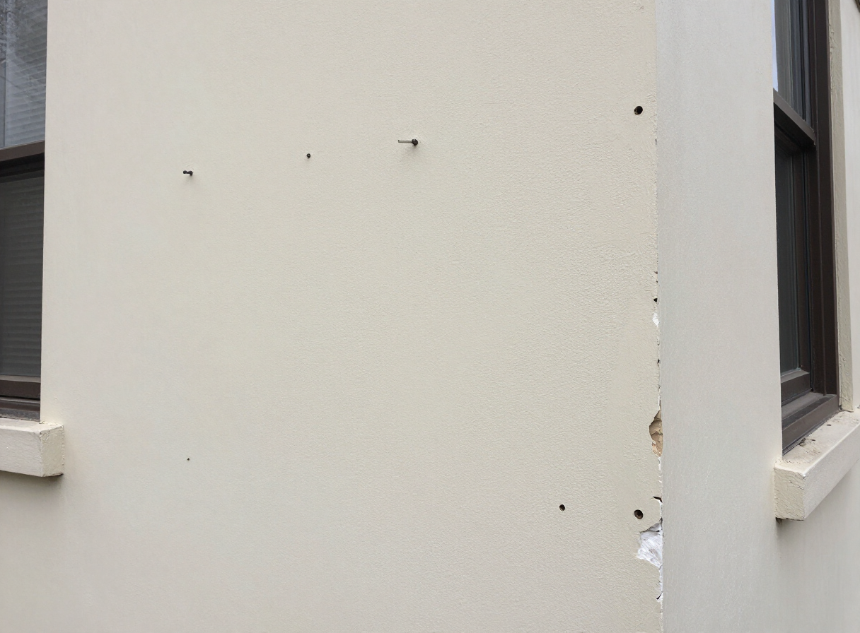 Damaged apartment wall in a West New York NJ multifamily building before repair