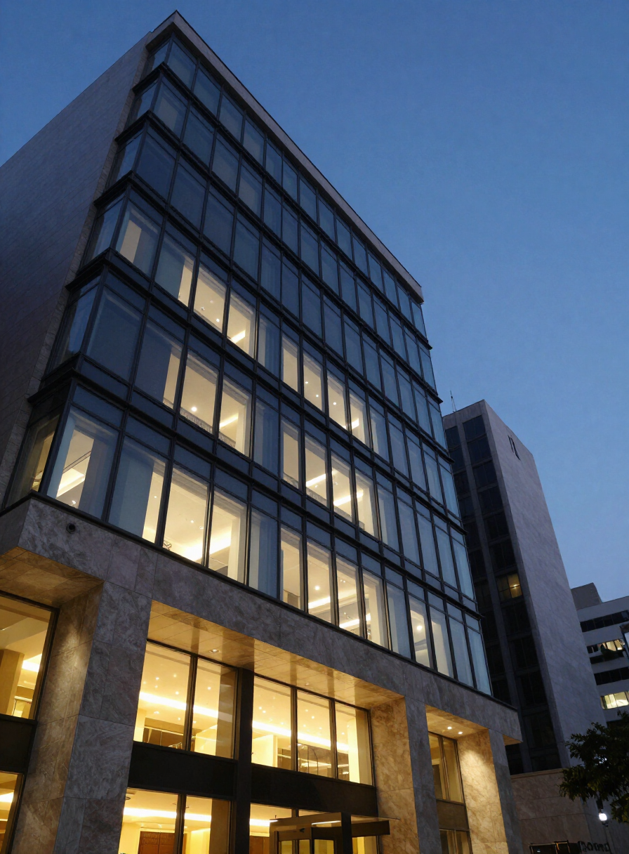 Fachada corporativa moderna