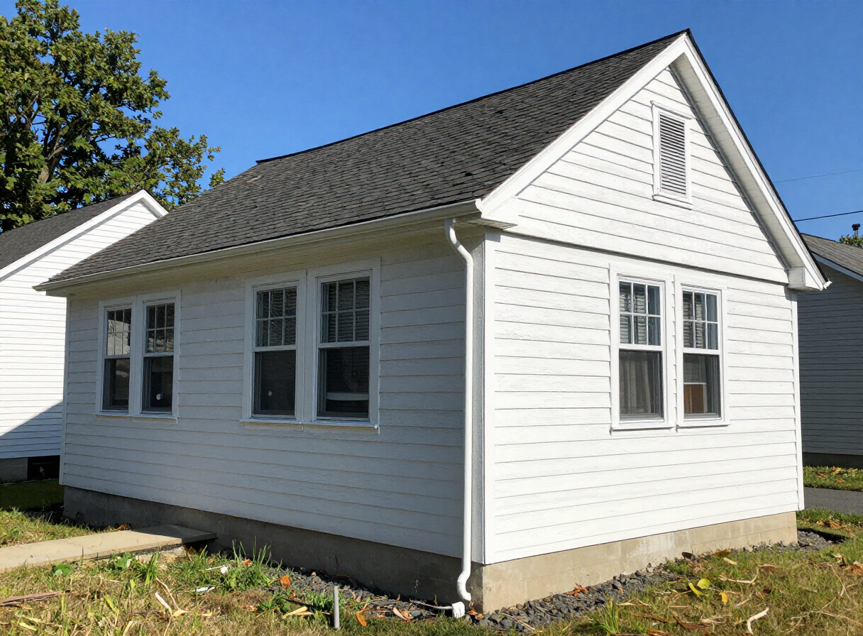 Wood-Sided Exterior Repaint — Leonia After