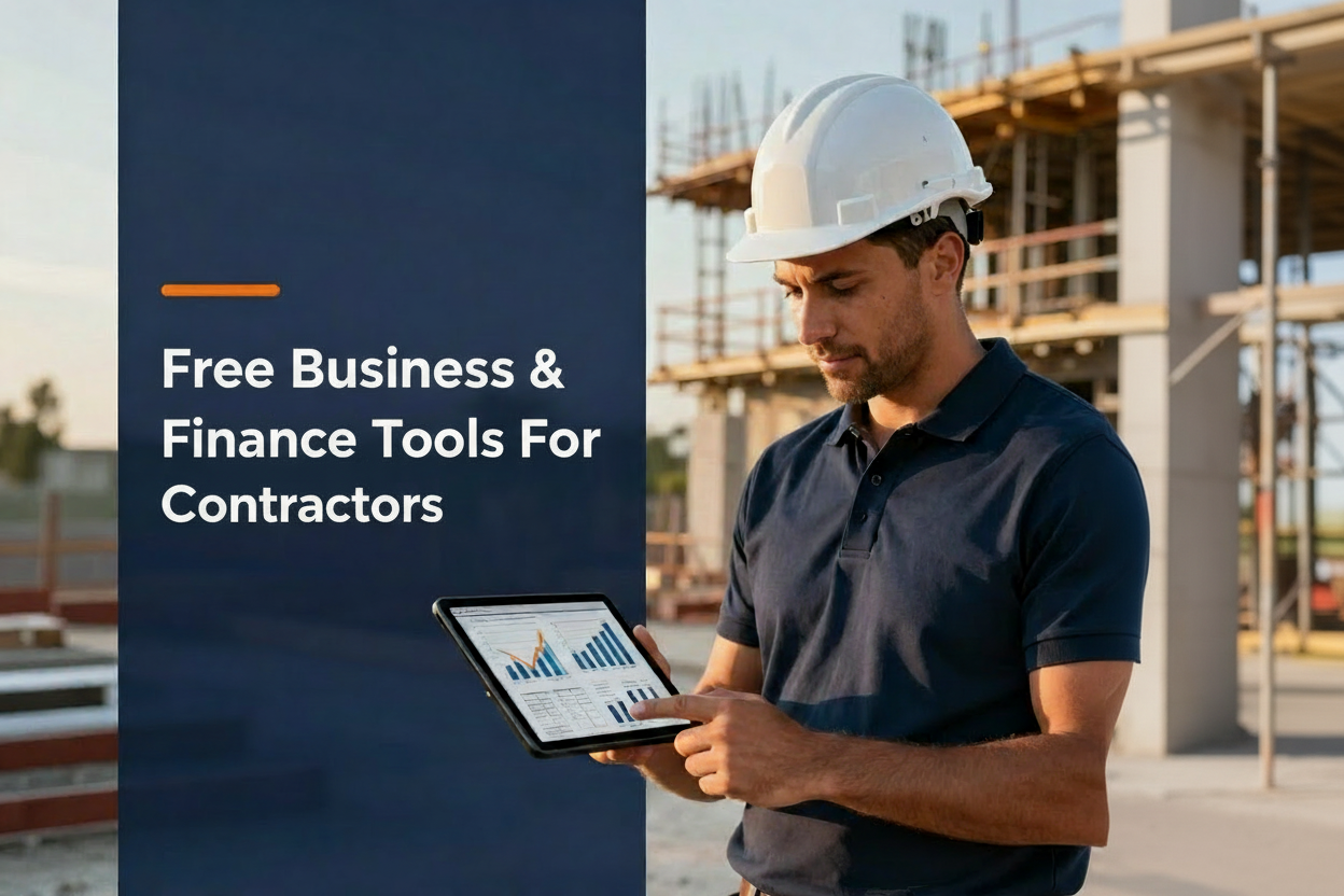Professional general contractor on a construction site