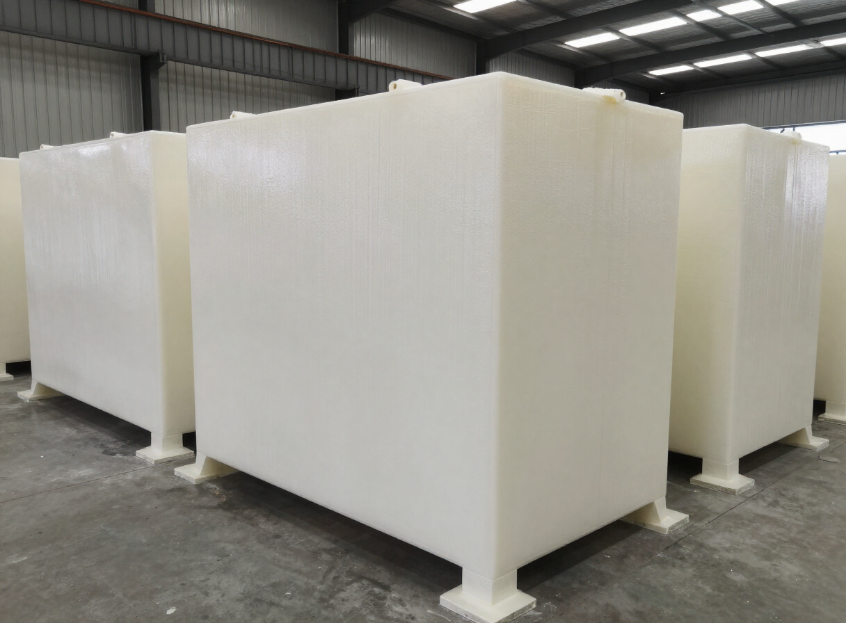 Water Tanks: Modular fiberglass