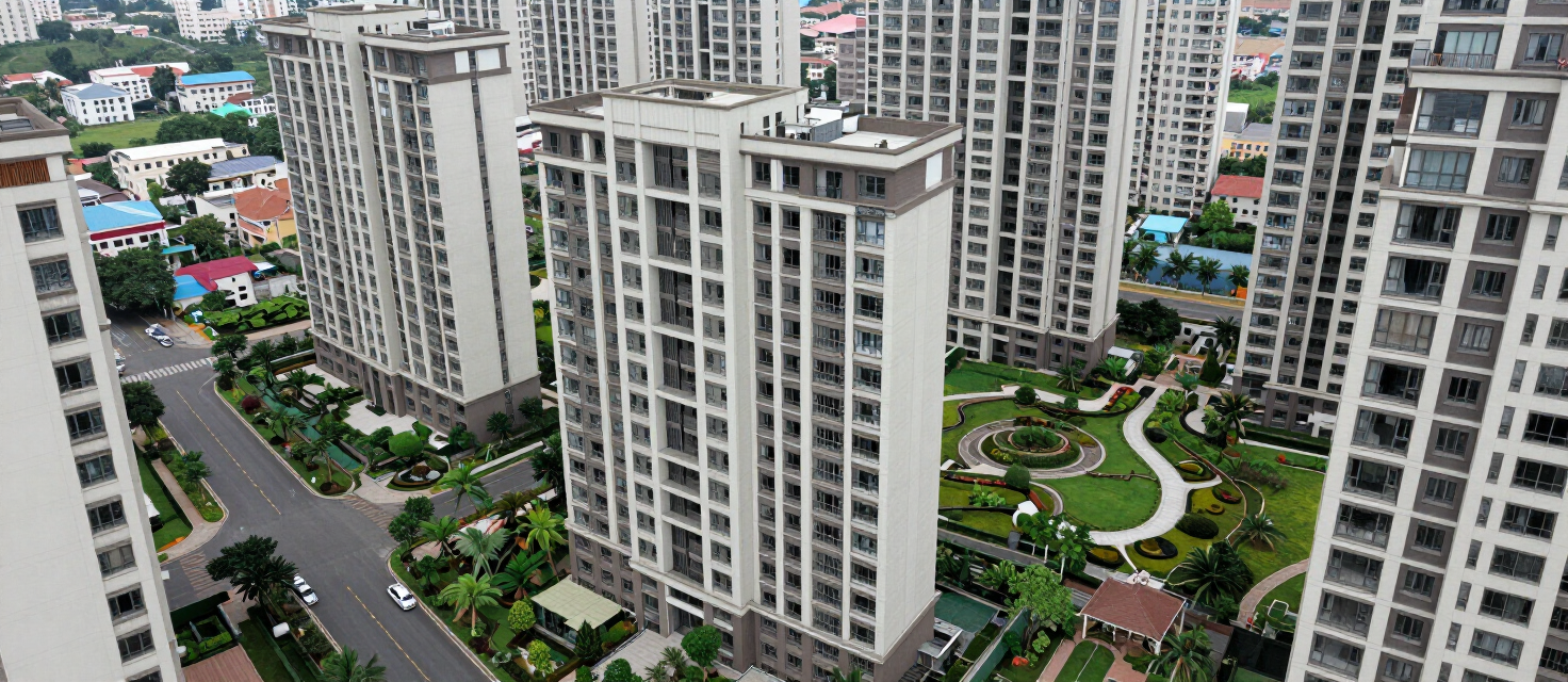 Gated apartment community in Hyderabad