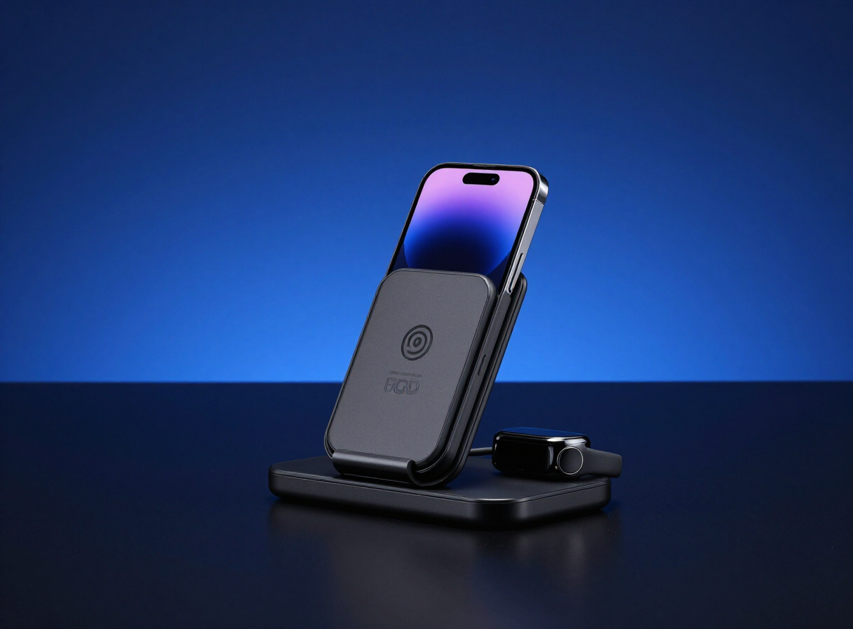 RTOPS 3-in-1 Magnetic Travel Wireless Charging Station