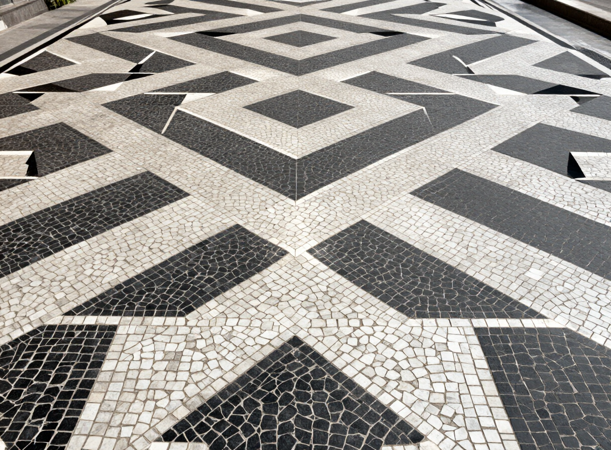 Mosaics: Geometric contrast