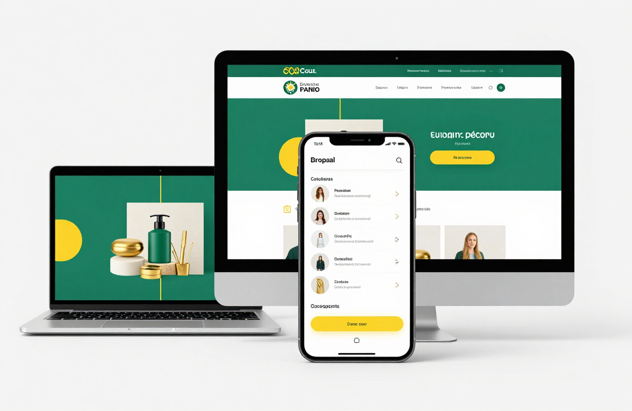 Customer-facing e-commerce app and website across multiple devices