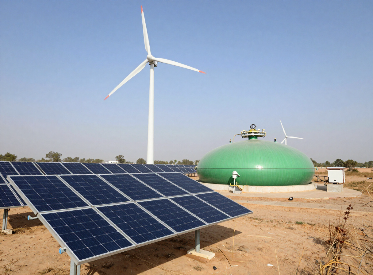 Renewable powered green hydrogen plant