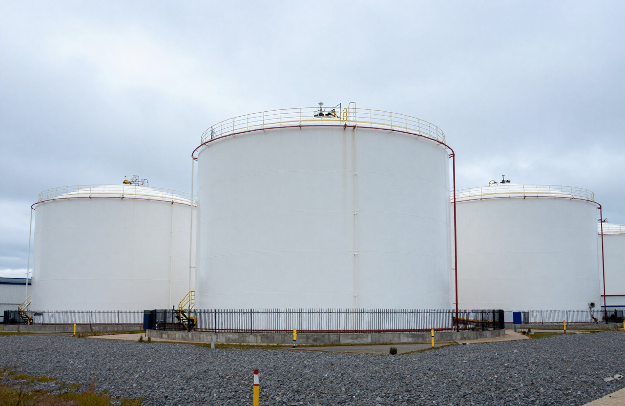 Tank farm — controlled storage environment