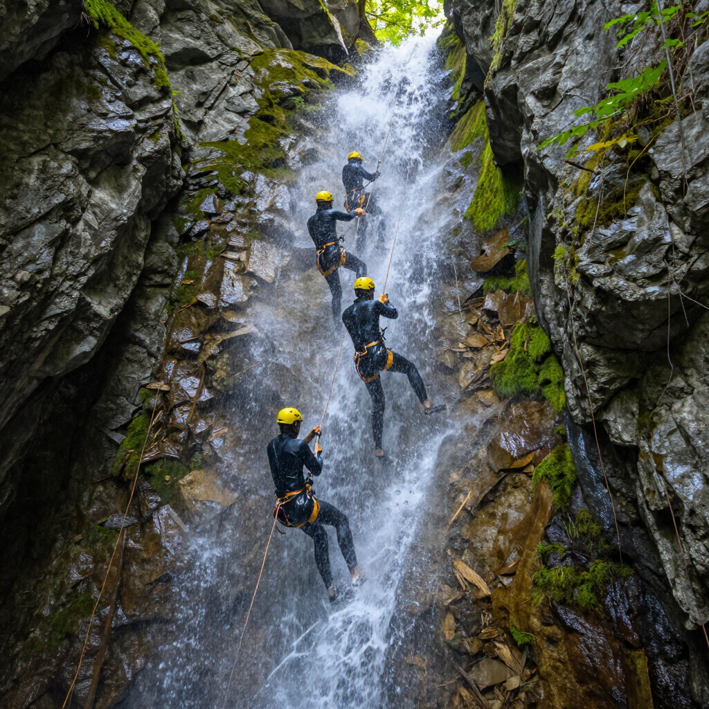 Canyoning in the Gorges