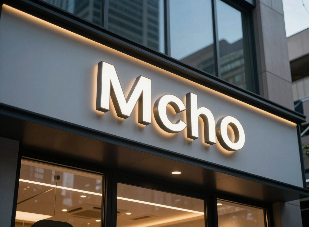 Branded commercial signage on an Australian business
