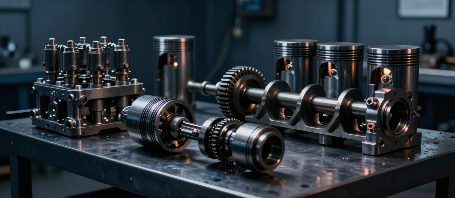Precision-manufactured machinery spare parts