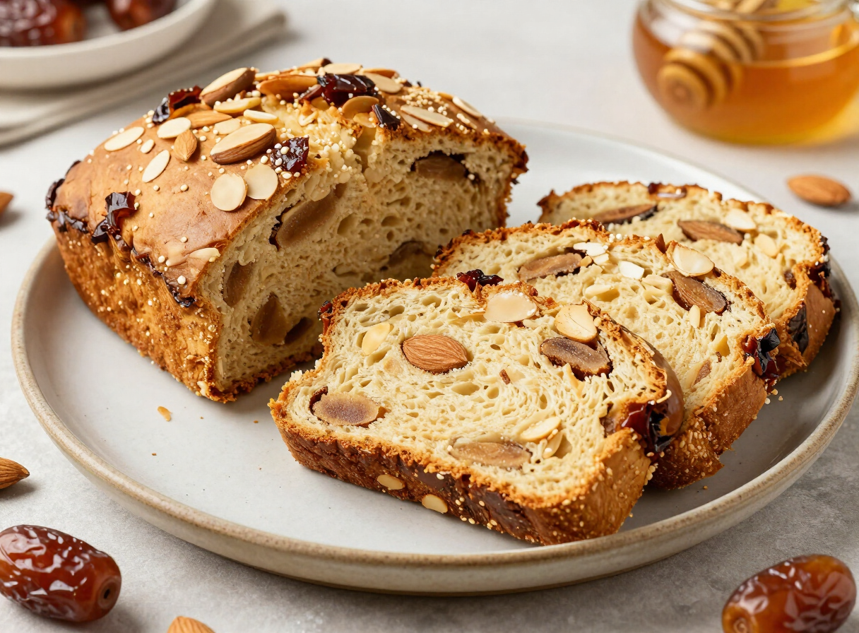 Pan de Dátiles y Almendras
