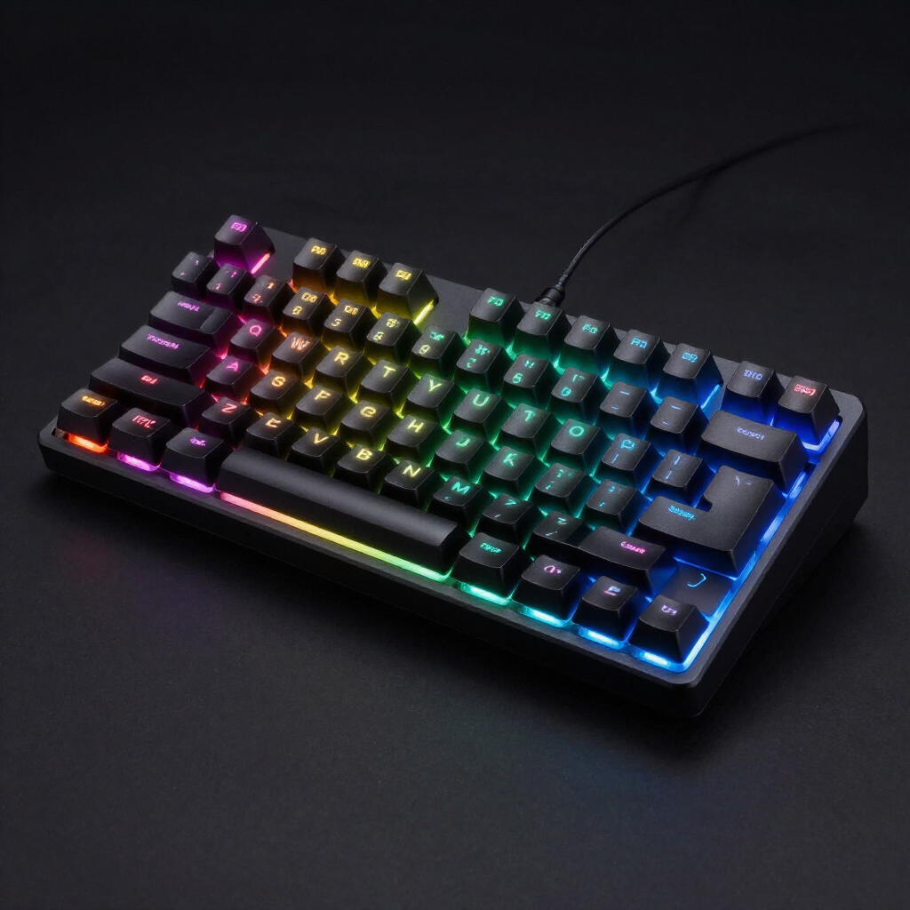 Teclado Mecânico RGB Compacto