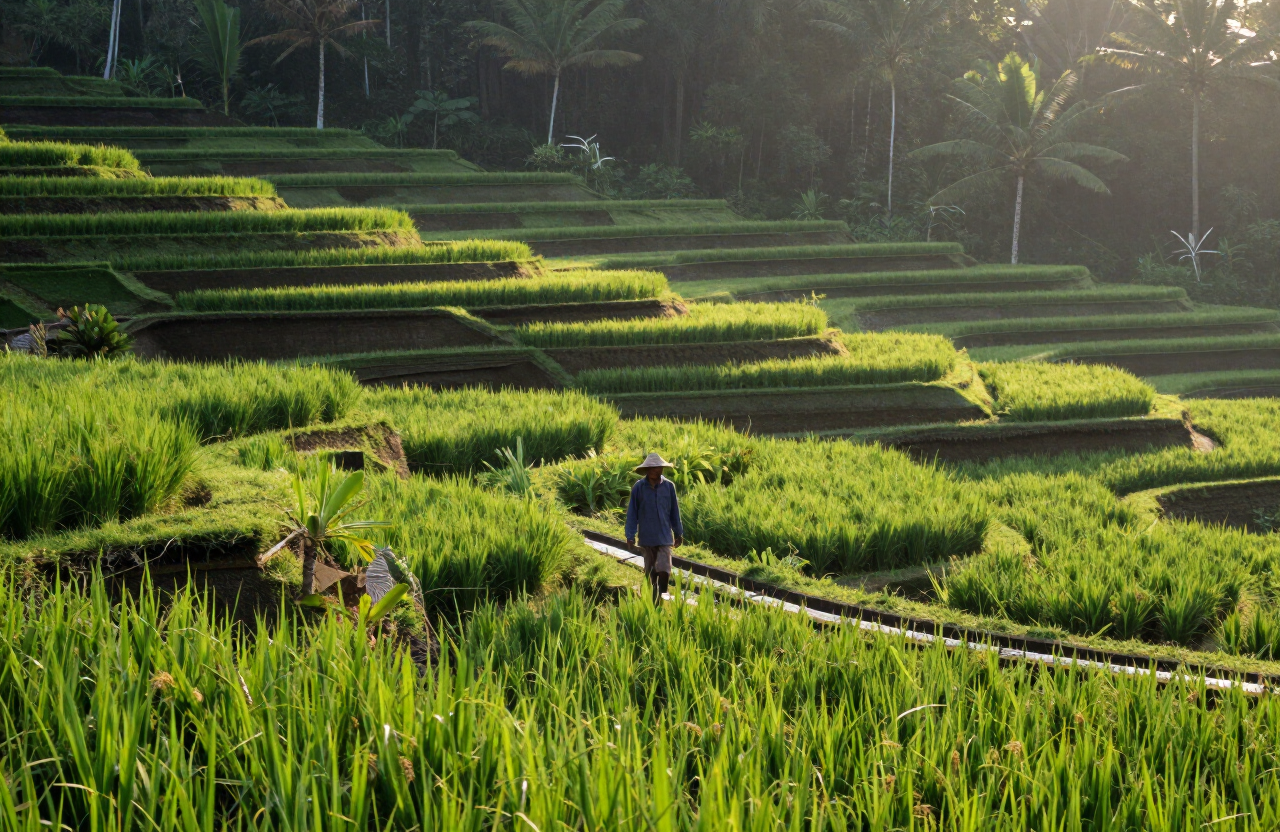 Merawat air, merawat kehidupan: belajar dari sawah dan subak