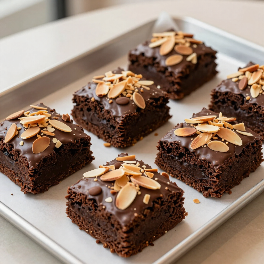 Almond Crunch Brownies