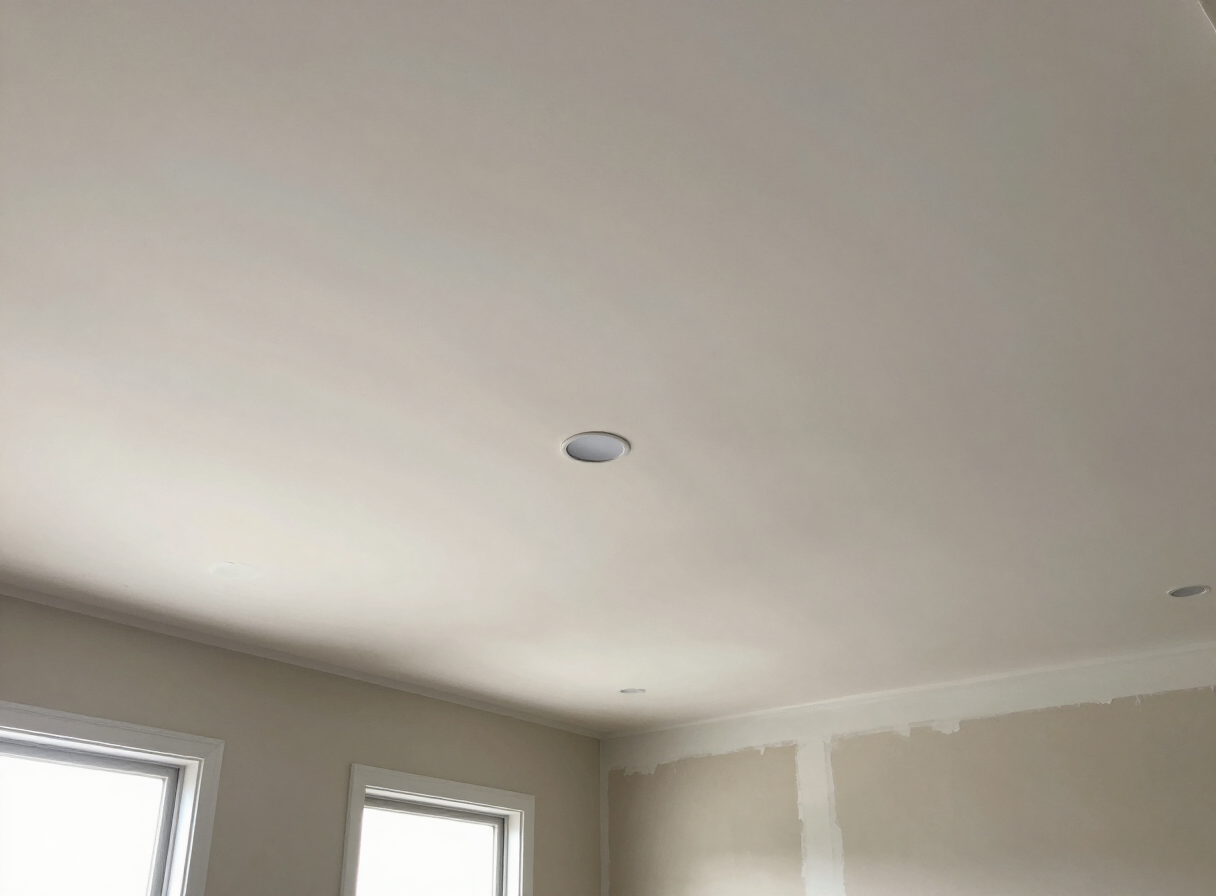 Condo ceiling repair — after