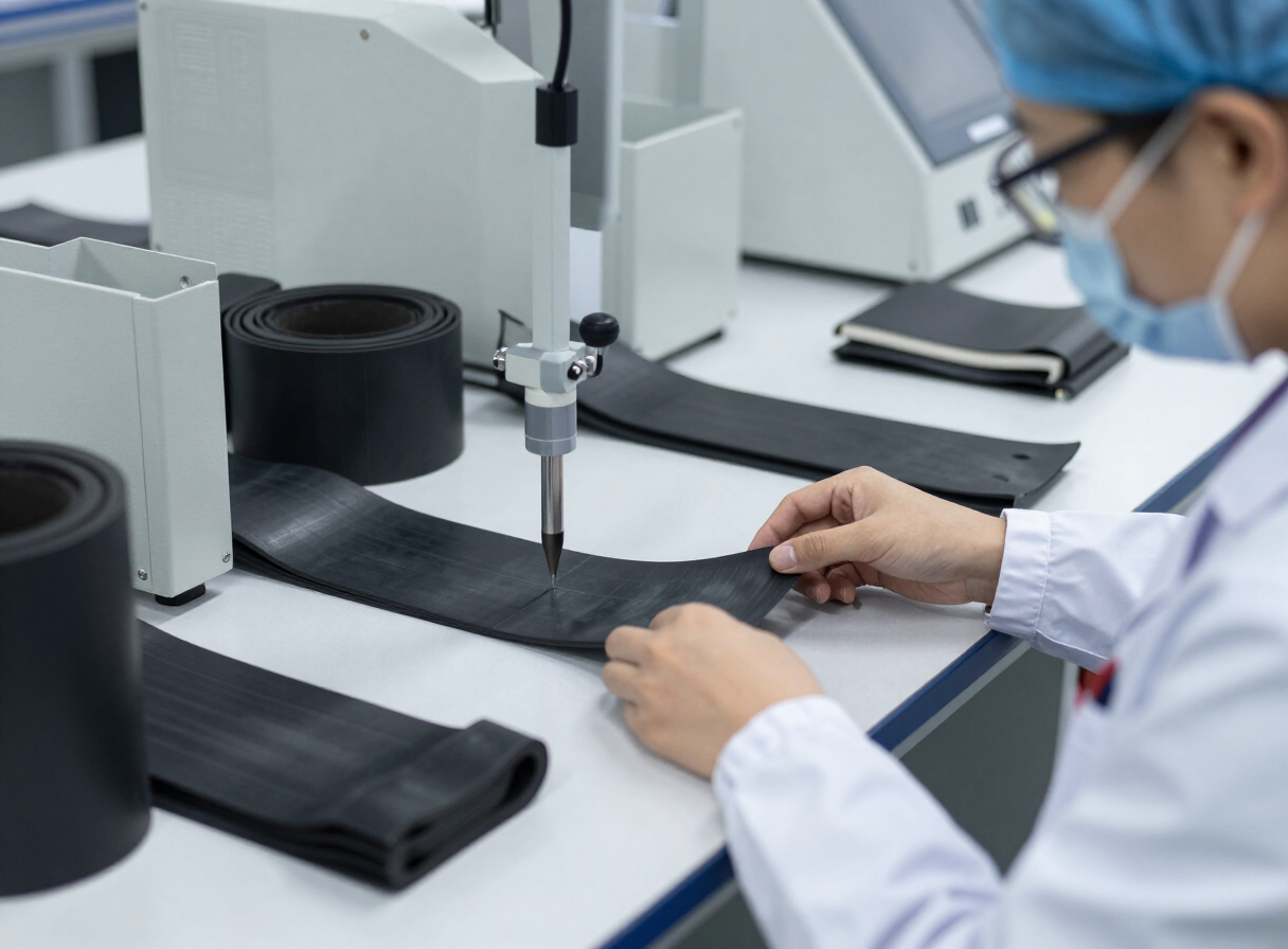 Conveyor belt quality testing laboratory