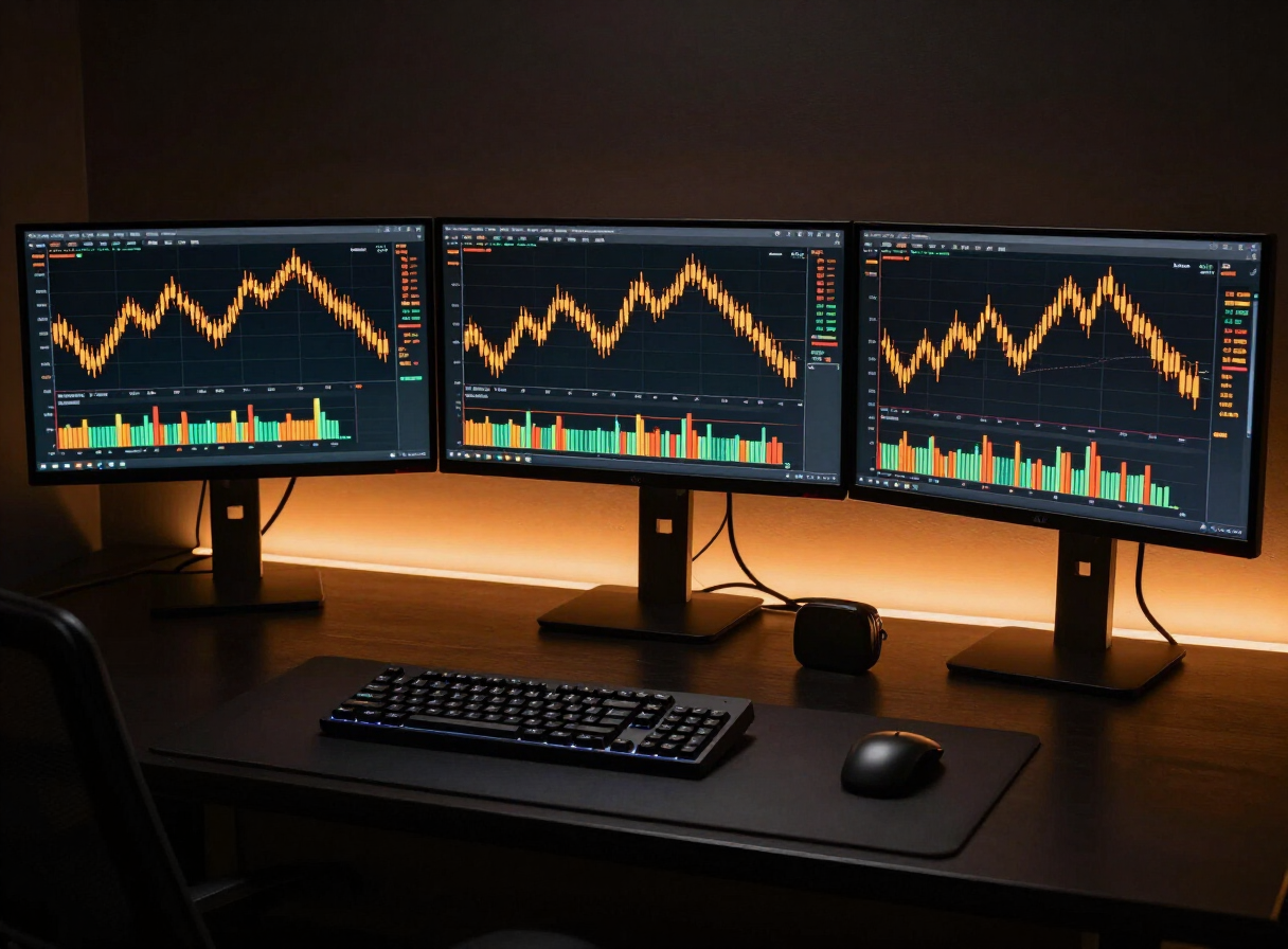The Ledger — Disciplined · Multi-monitor · Aligned