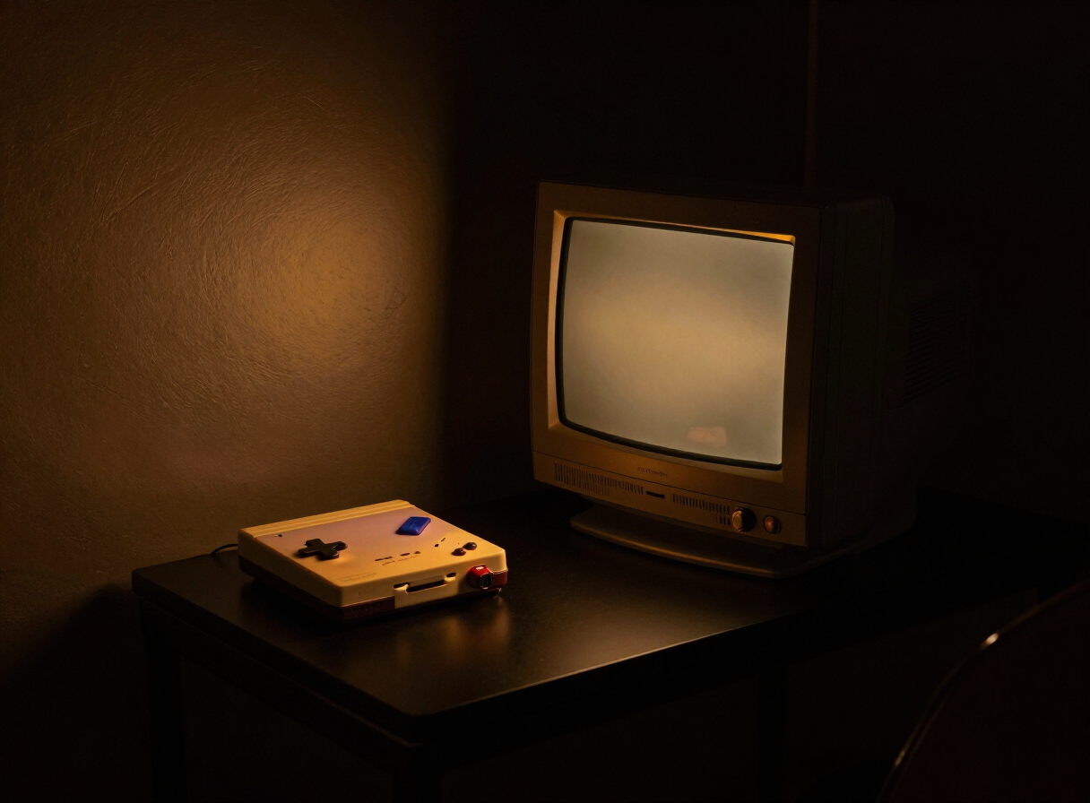 The Arcade — Retro · Cozy · Glowing