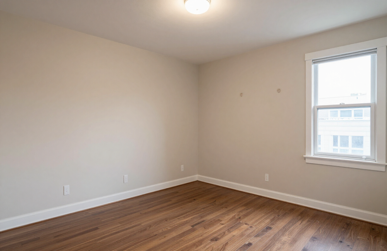 Vacant 2-bedroom apartment in West New York NJ before move-in painting