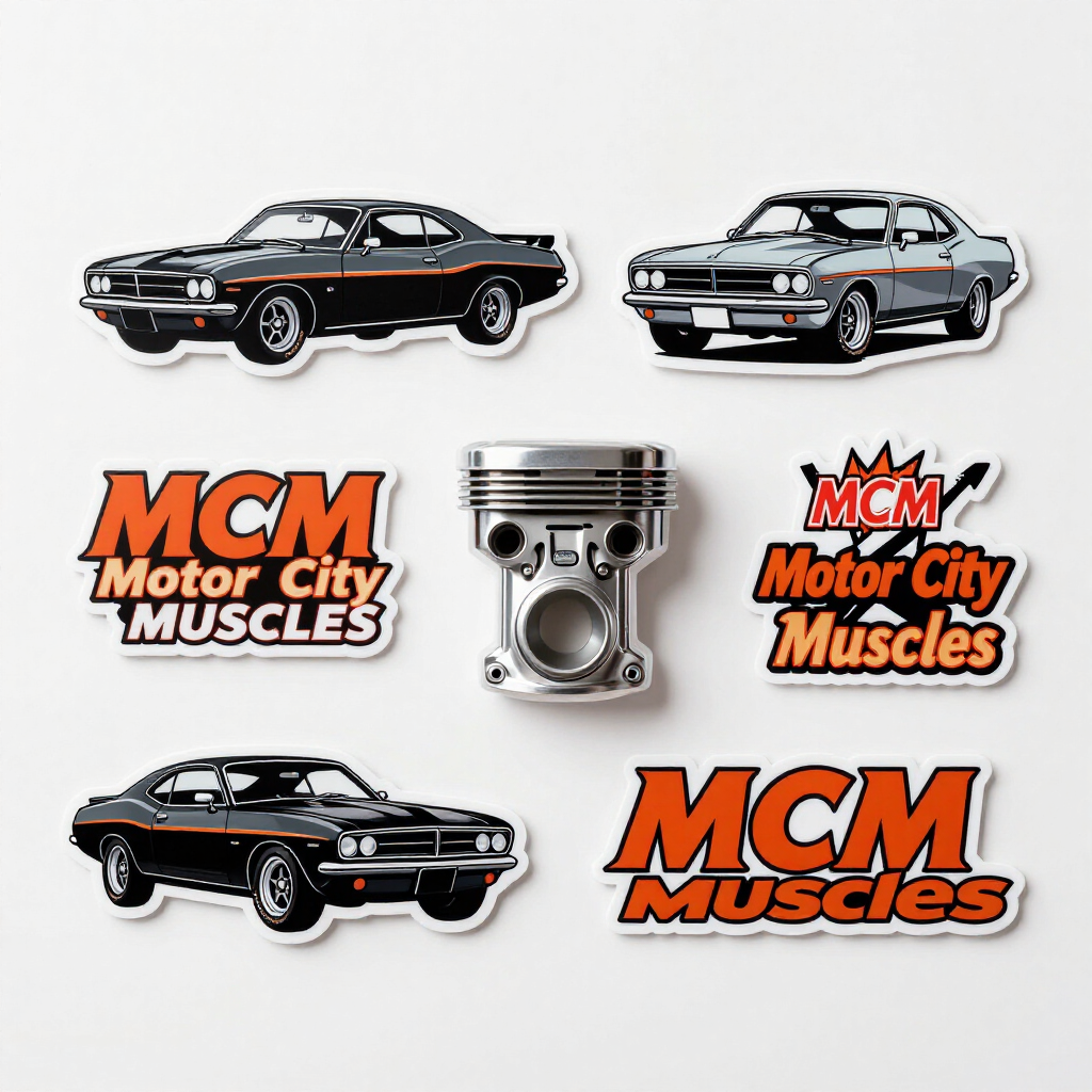 Motor City Muscles MCM Decal Pack