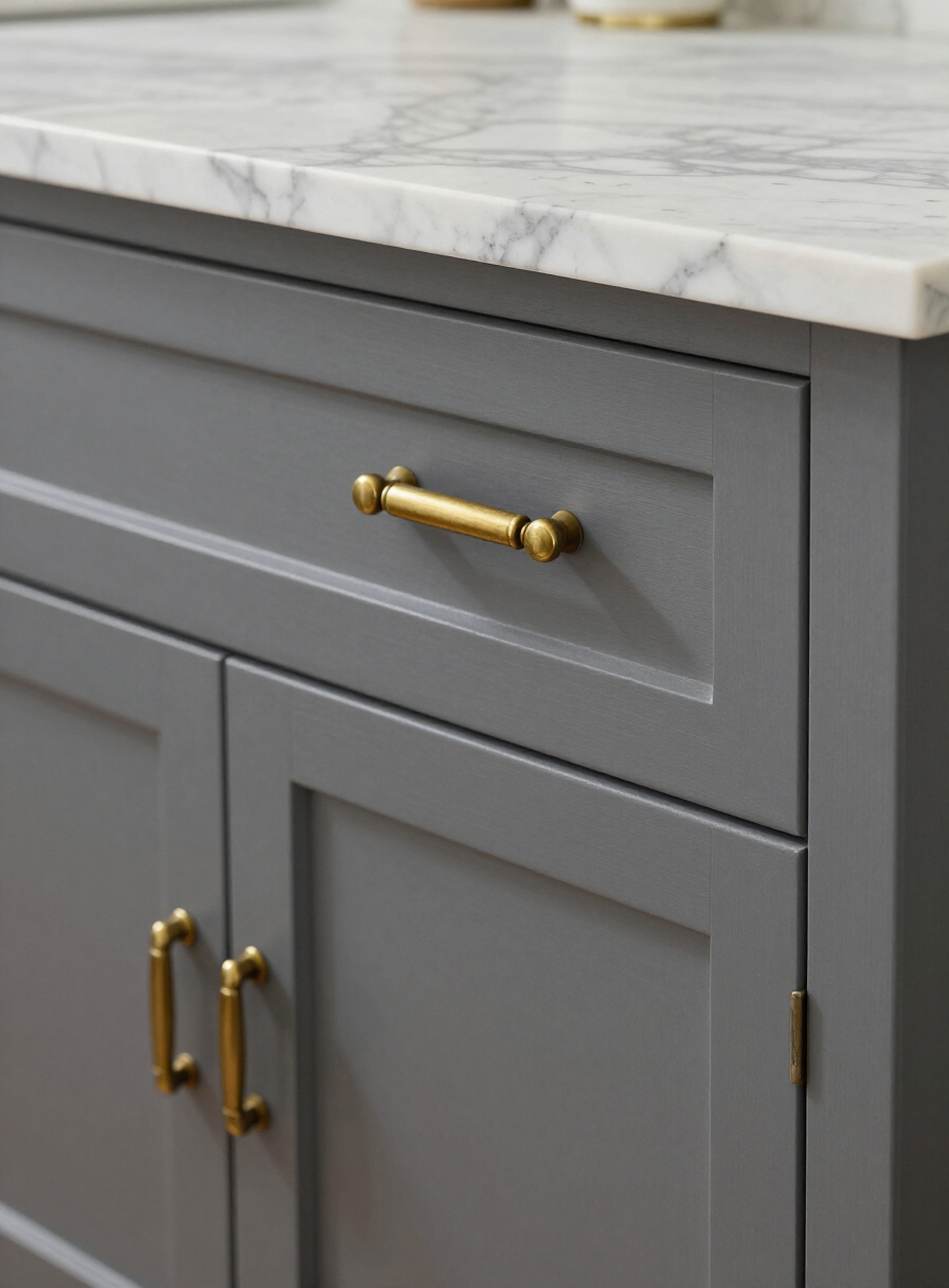 Painted In-Frame — Traditional kitchen detail view 4, custom cabinetry by HS Kitchens Studio, Cotswolds New York