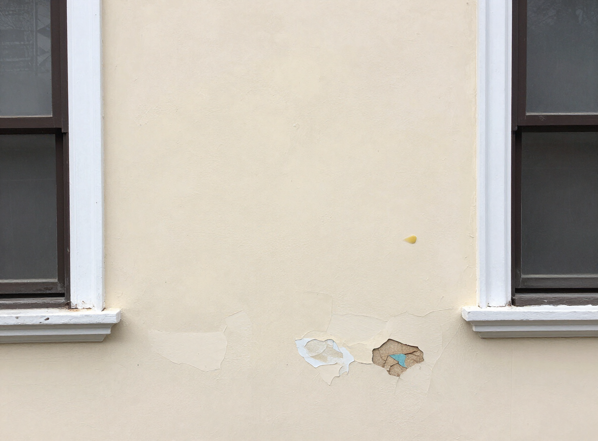 Skim Coating After Wallpaper Removal in an Older Weehawken Home — before