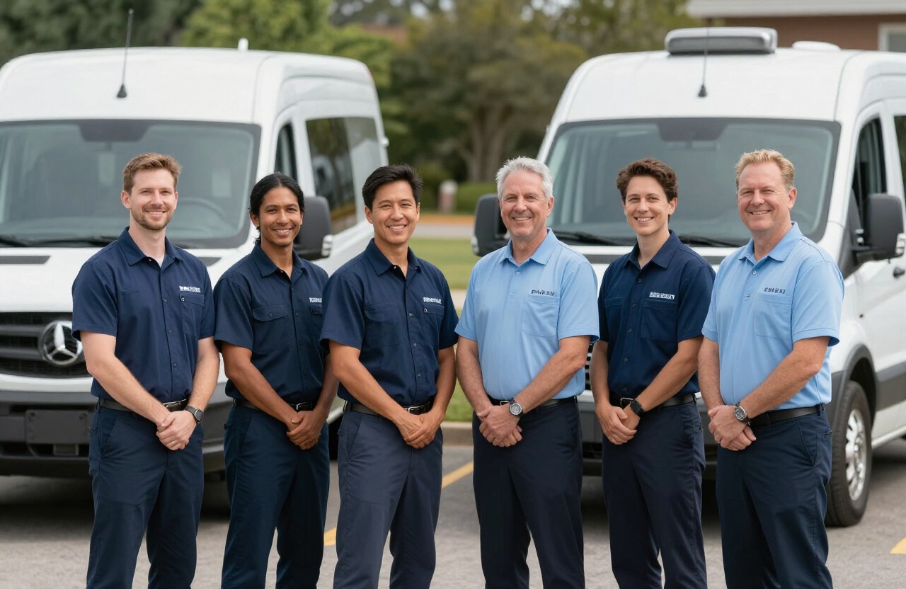 Skyview Auto Glass experienced technician team
