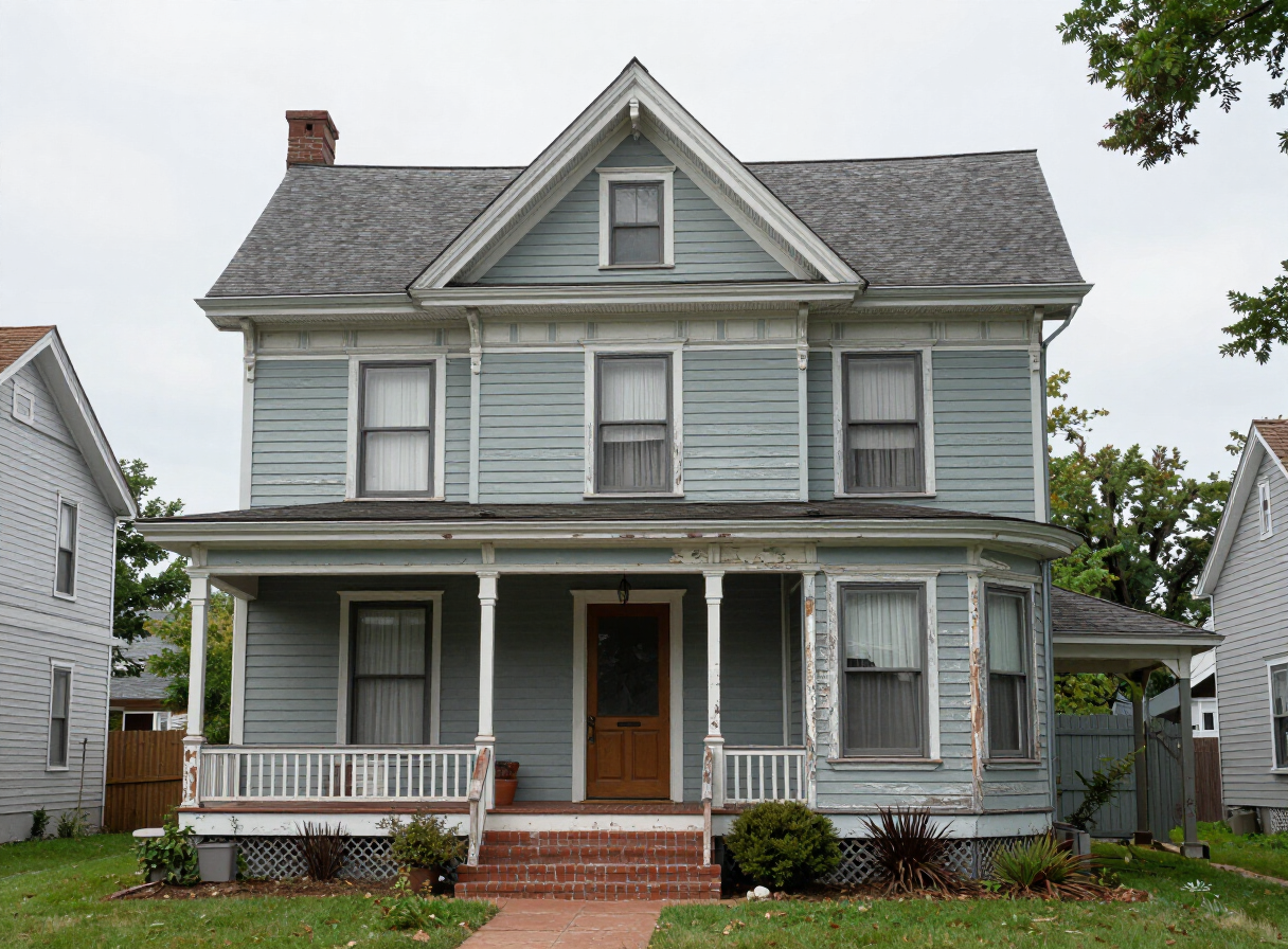 Palisade Avenue 1870s Victorian Restoration Before