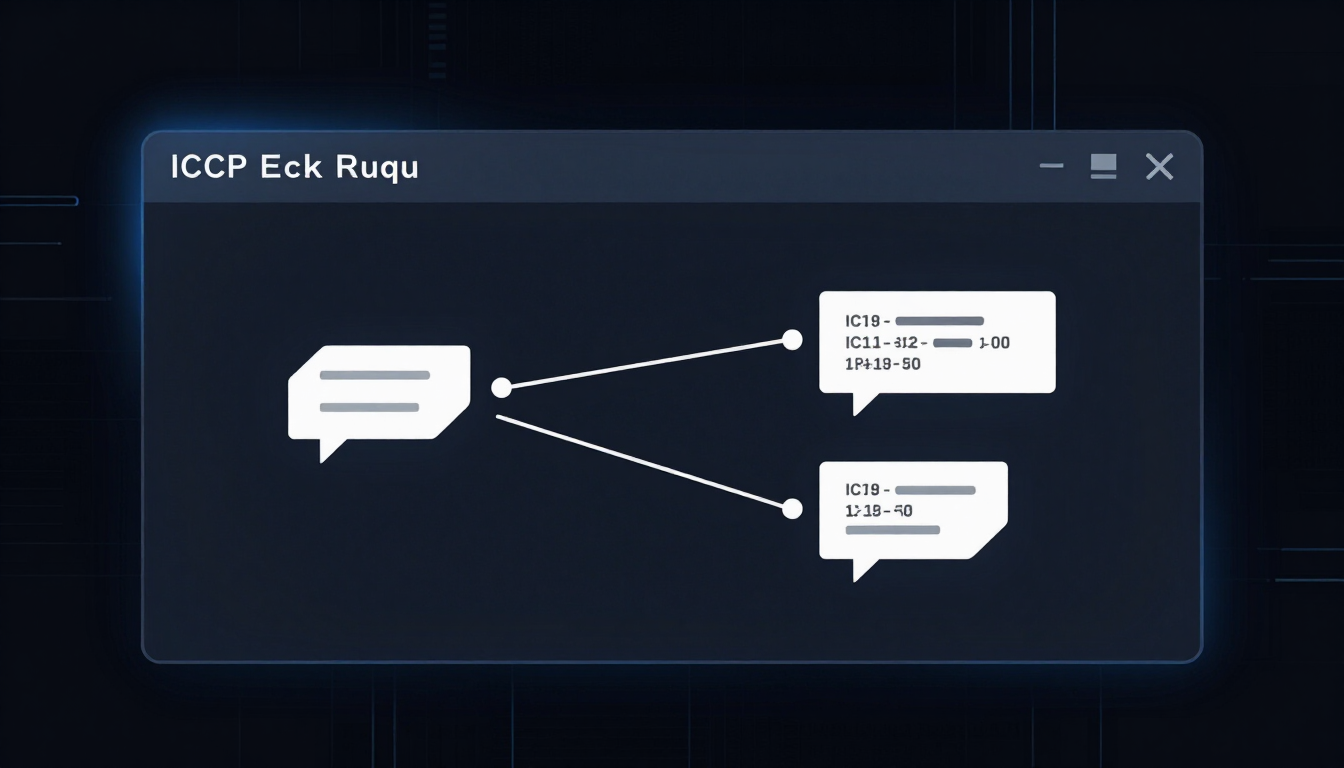 Conceptual illustration of an ICMP ping exchange between two network nodes