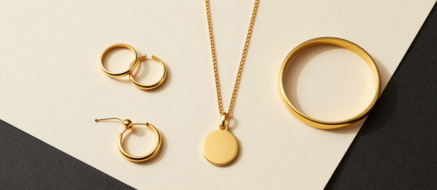Gold jewellery collection