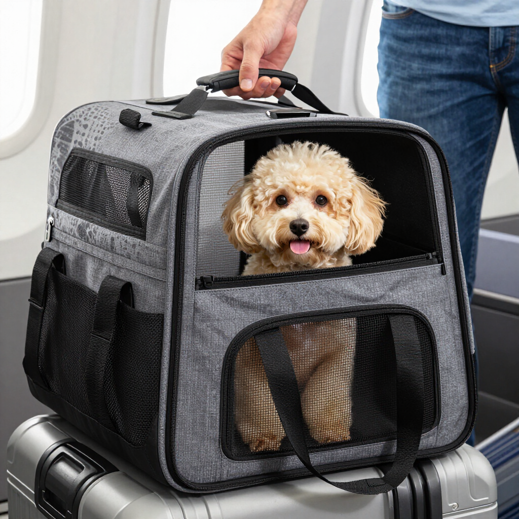 Henkelion Airline Approved Soft-Sided Pet Carrier