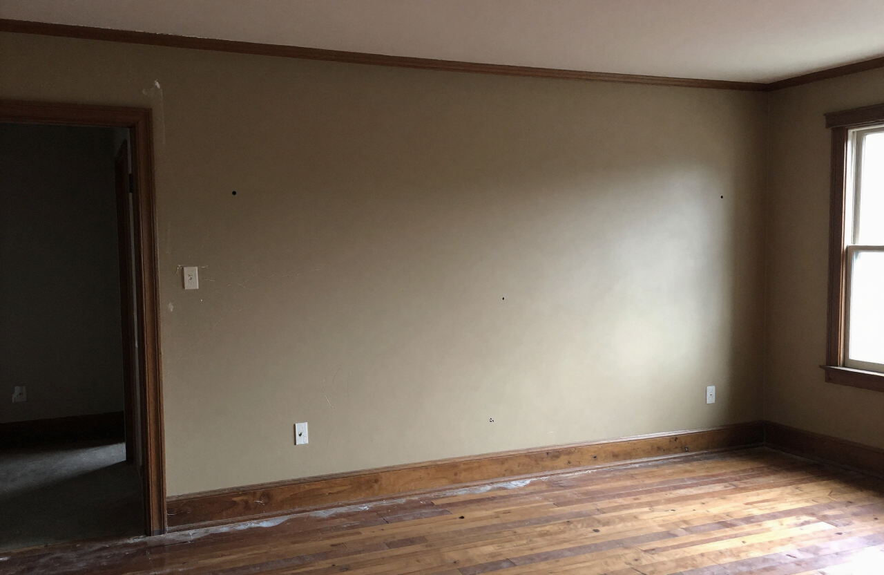 Lodi single-family home interior before painting