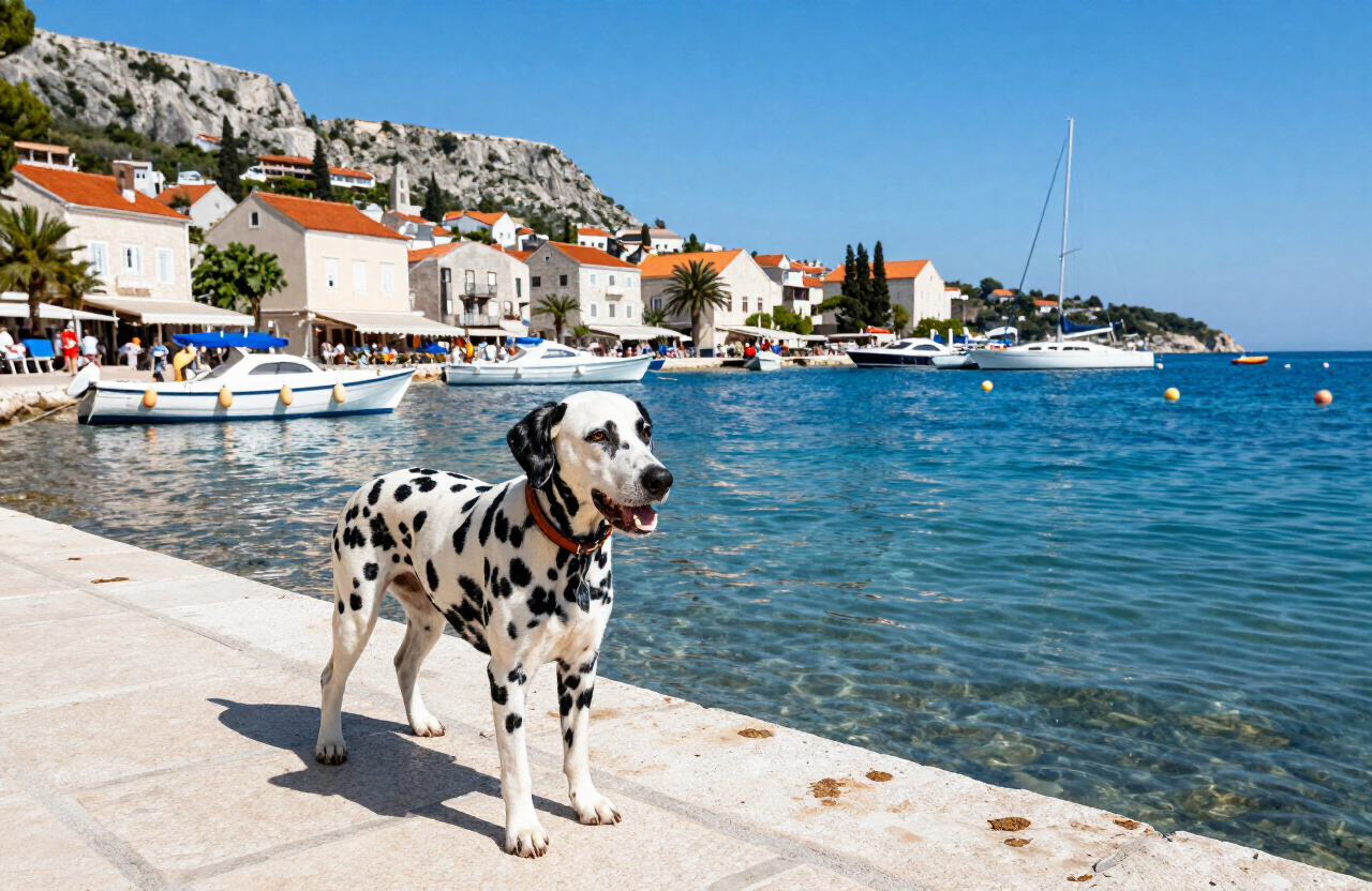 Dalmatian coast near Šibenik and Skradin, Croatia