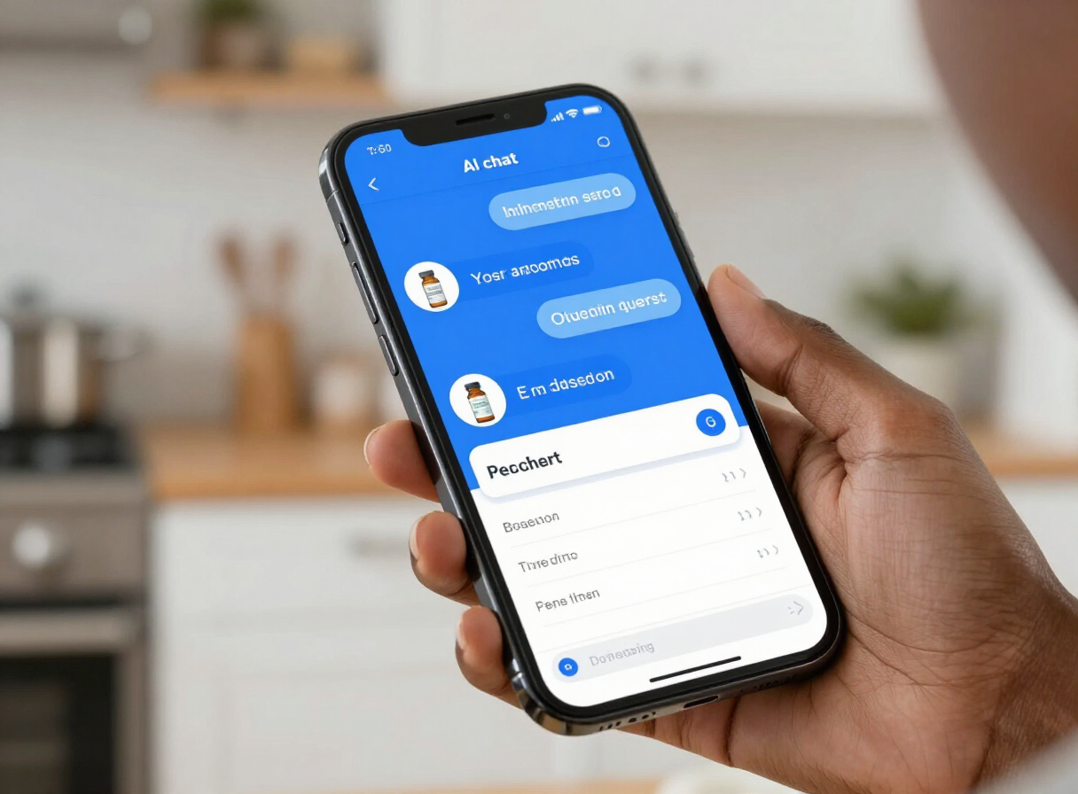 TsPharmacy AI Order Agent chat