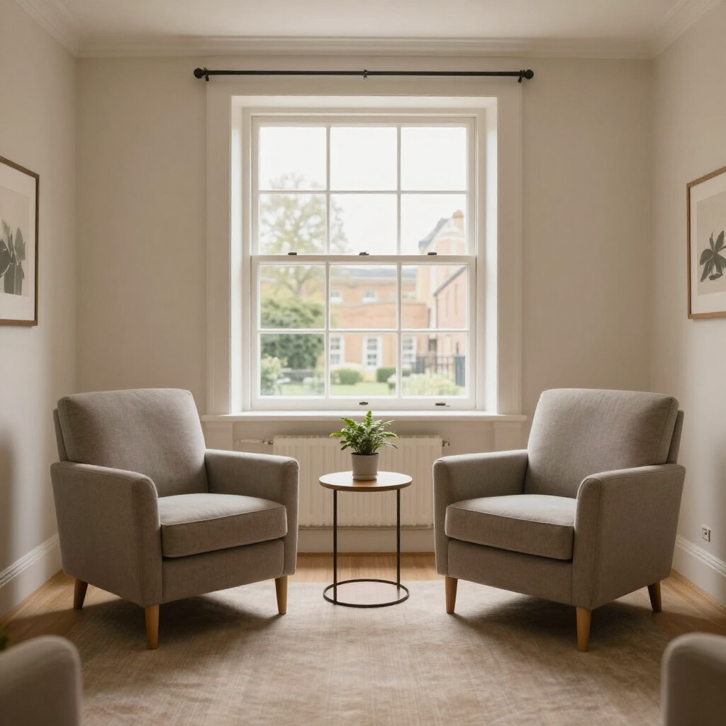 A calm, quiet room prepared for restful sleep