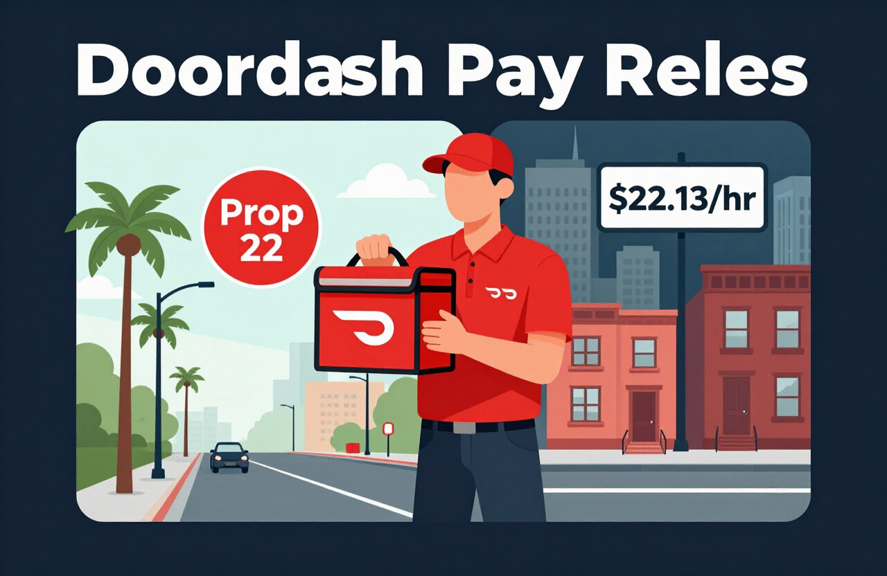 Is There a Minimum Pay for DoorDash Drivers? California vs New York City in 2026