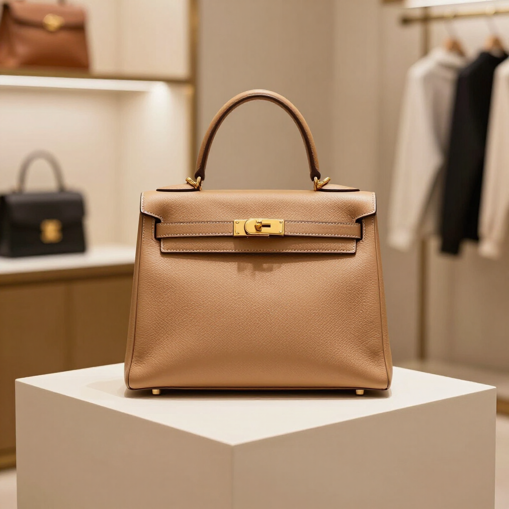 Bolsa Satchel Roma — Camel